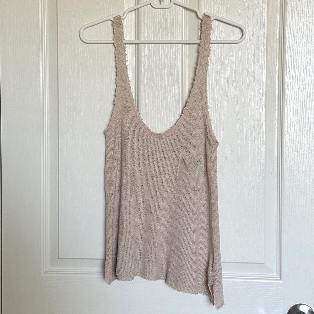 PROJECT SOCIAL T: Distressed Knitted tank - Size XS